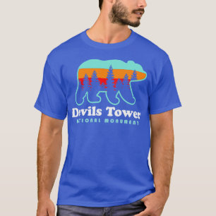 T-shirt Monument national de la tour Devils Wyoming Black 