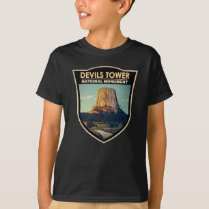 T-shirt Monument national de la tour Devils Wyoming Waterc