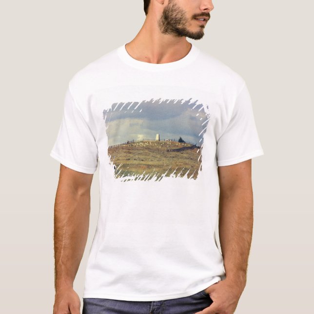 T-shirt Monument national de Little Bighorn Battlefield (p (Devant)