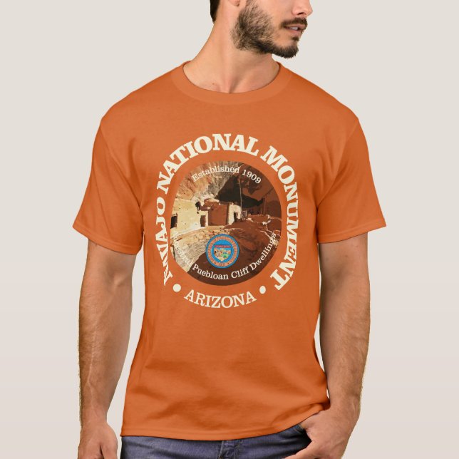 T-shirt Monument national de Navajo (NM) (Devant)