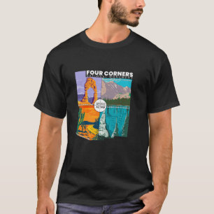 T-shirt Monument National Des Quatre Coins Avec Parcs Nati