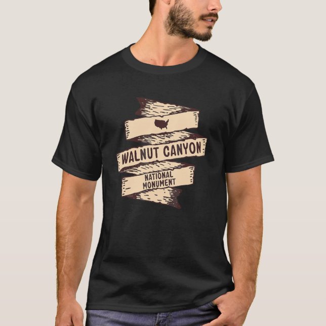 T-shirt Monument National du Canyon de Noyer Arizona Vacan (Devant)
