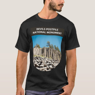 T-shirt Monument national du Devils Postpile