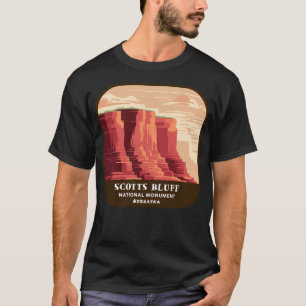 T-shirt Monument national vintage Scotts Bluff (Nebraska)
