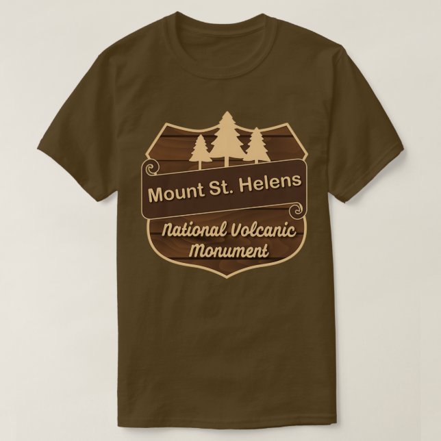 T-shirt Monument national volcanique du Mont Saint-Hélène  (Design devant)