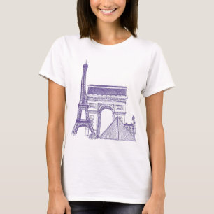T-shirt Monuments de Paris