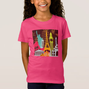 T-Shirt Monuments internationaux