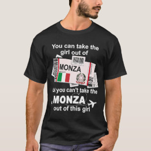 T-shirt Monza Boarding Pass Monza Girl Monza