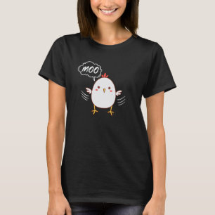 T-shirt MOO Chicken Cow Chicken