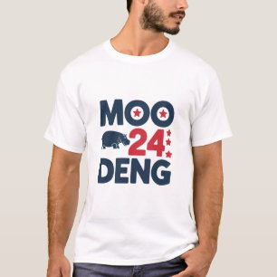 T-shirt Moo Deng 2024 Moo Deng Moo Deng Bébé Hippopotame M