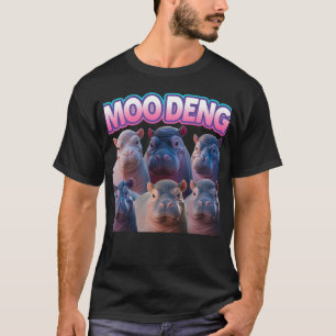 T-shirt Moo Deng Baby Pygmy Hippo