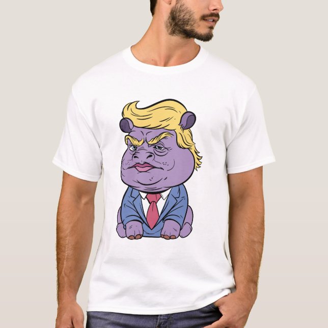 T-shirt Moo Deng Pour Les Chemises Trump, Donald Trump 202 (Devant)