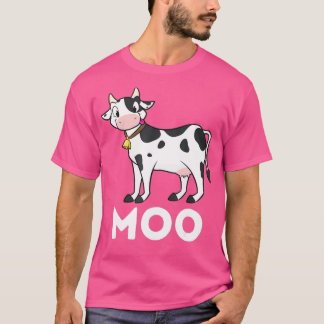 T-shirt Moo - Funny Cow Lover Famer Cattle Ranch Dairy Far