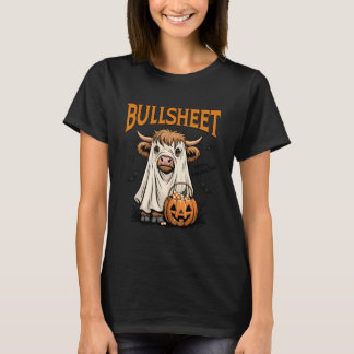 T-shirt Moo... Je veux dire Boo Bullsheet Highland Cow Fan