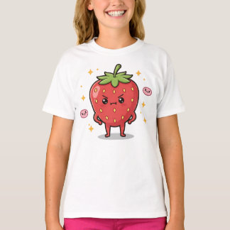 T-shirt Moody Strawberry Girls