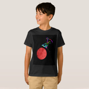 T-shirt Moon Grabber - Stunt Scooter Rider