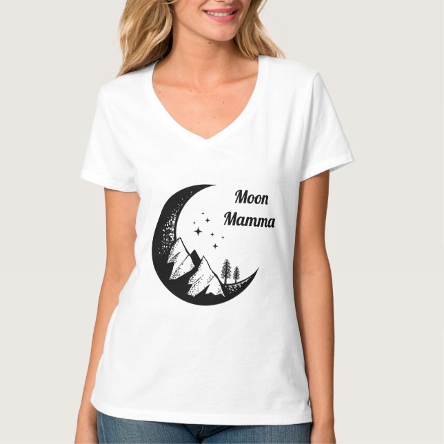 T-shirt Moon Momma (Devant)