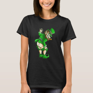T-shirt Mooning Leprechaun Jour de la Saint Patrick garçon