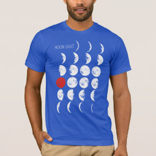 T-shirt MOONLIGHT blanc & rouge + vos idées