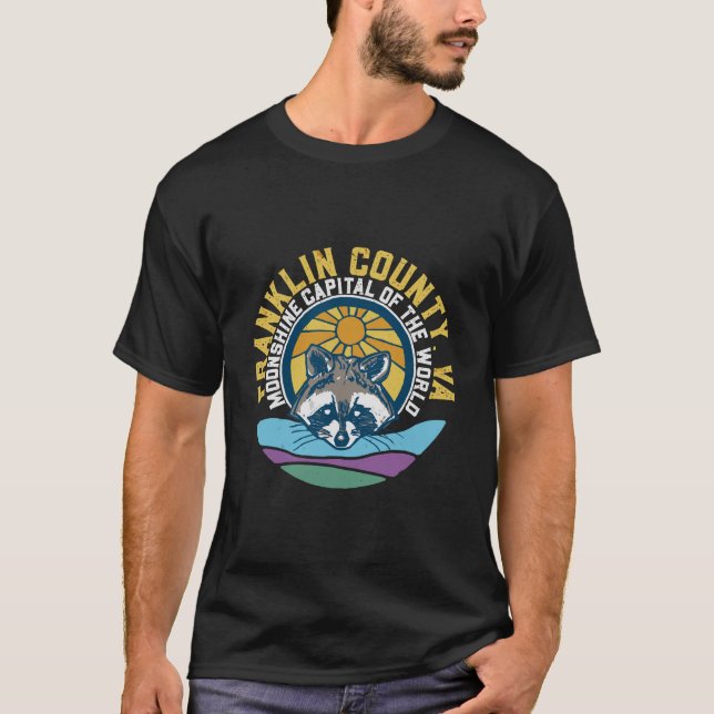 T-shirt Moonshine Capitale Du Monde - Franklin County V (Devant)
