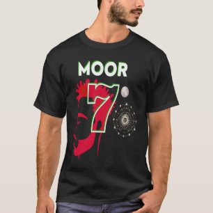 T-shirt Moor Allah 7 Fières Maures Drapeau Marocain