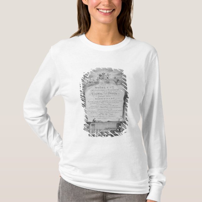T-shirt Moore et carte commerciale de Cie. (Devant)