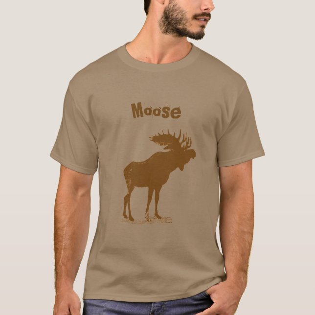 T-shirt Moose Christmas (Devant)