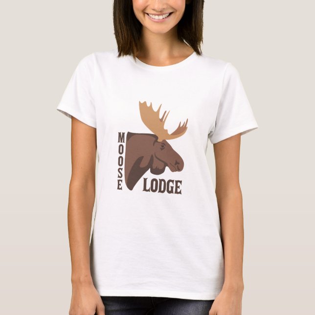 T-shirt Moose Lodge (Devant)