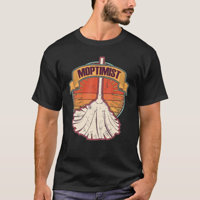 T-shirt Moptimist Nettoyage de l'énergie Femme Putzmann (Devant)
