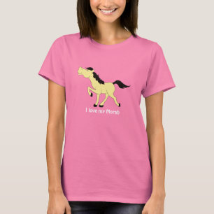 T-shirt Morab or Any Breed Buckskin Horse shirt