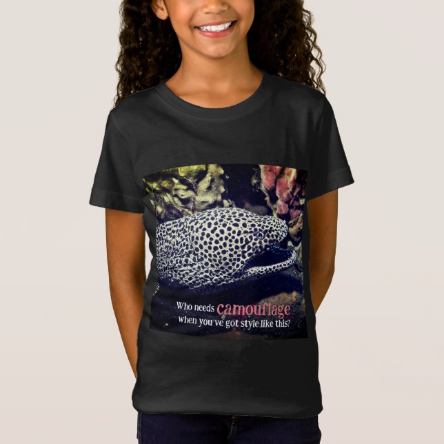 T-Shirt Moray tacheté sous l'eau (Devant)