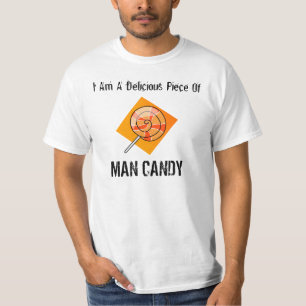 T-shirt Morceau délicieux de sucrerie de l'homme