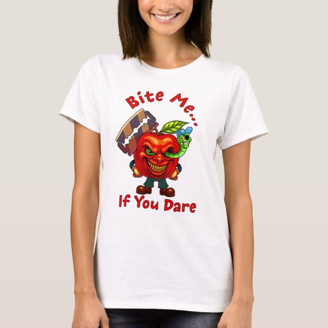 T-shirt Mords-moi… si tu oses (Devant)