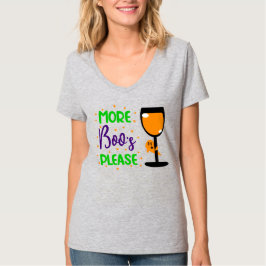 T-shirt More Boos Please Shirt Cute Halloween Shirt