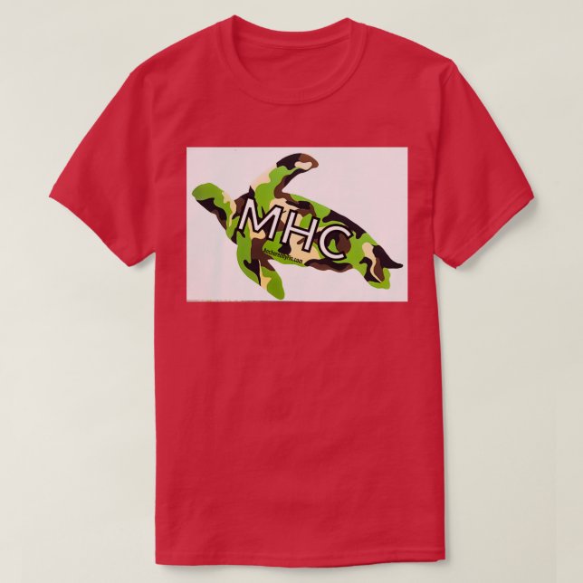T-shirt Morehead City NC Sea Turtle Camo (Design devant)