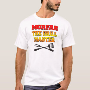 T-shirt Morfar le maître de gril