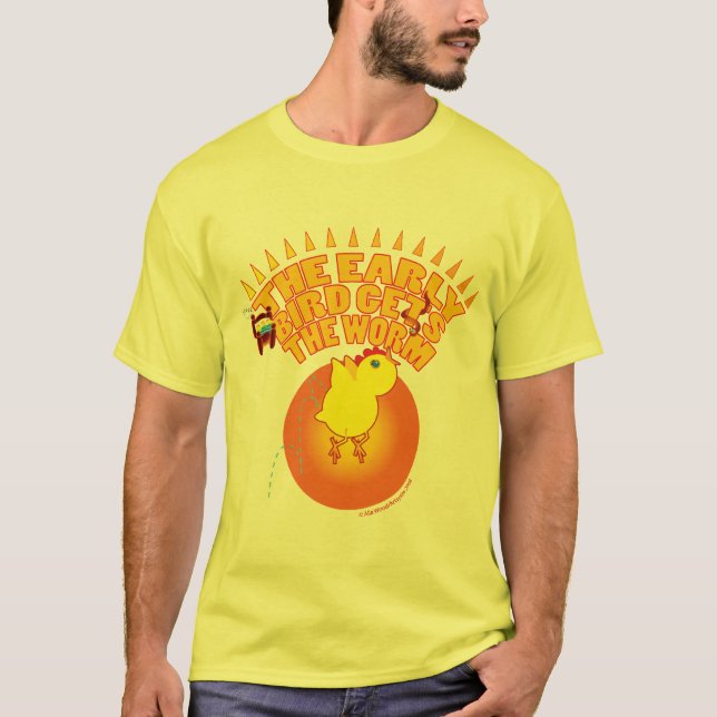 T-SHIRT Morgenstund hat Gold im Mund (Vorderseite)