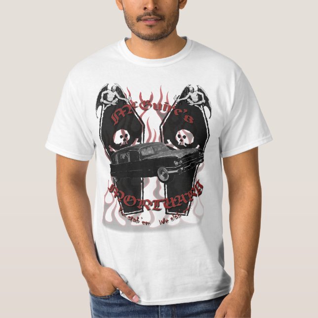 T-shirt Morgue de McGuires (blanche) (Devant)