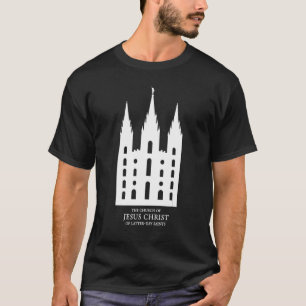 T-shirt Mormon Dernier jour Saint Temple Salt Lake City Ut