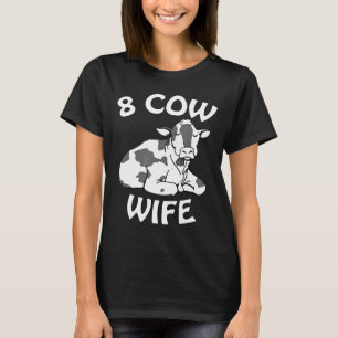 T-shirt Mormon Lds Funny 8 femmes de vache