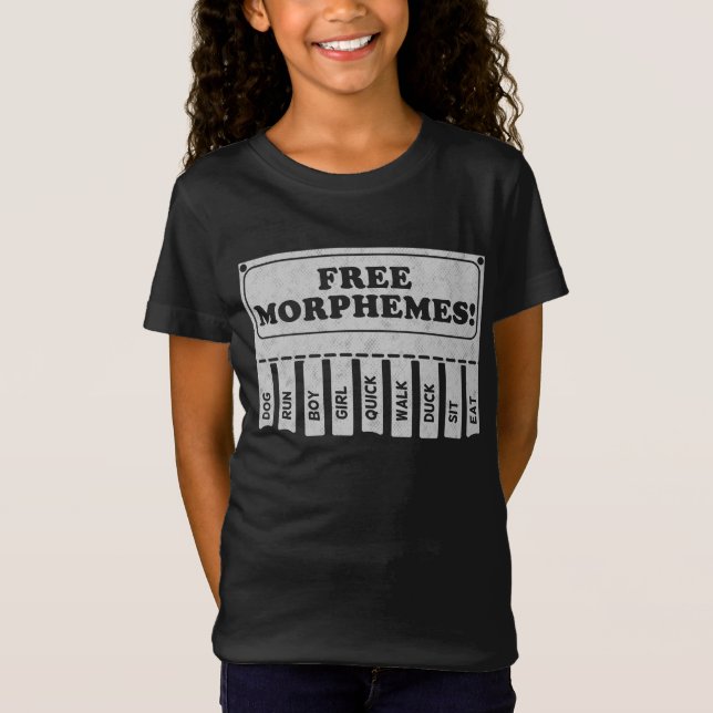 T-Shirt Morphèmes libres (Devant)