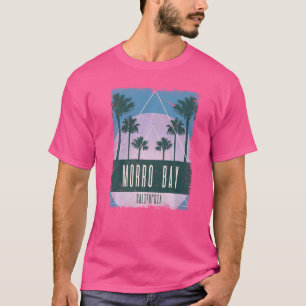 T-shirt Morro Bay California CA Vintage Vaporwave Retro 80