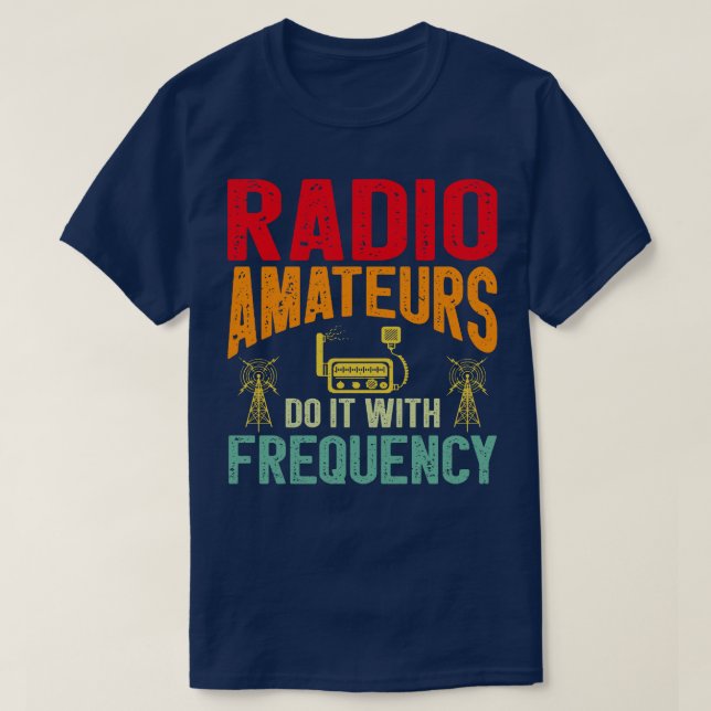 T-shirt Morse Code Radio Ham Amateur Radio Opérateur Cadea (Design devant)