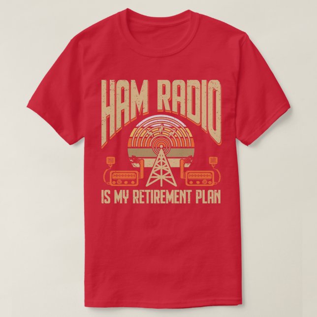 T-shirt Morse Code Radio Ham Amateur Radio Opérateur Cadea (Design devant)