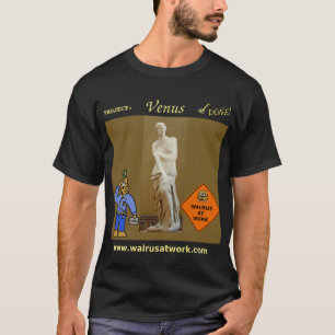T-shirt Morses au projet de Vénus de travail (foncé)