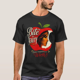 T-shirt Morsure de Beauté - Tatouage de Pomme empoisonnée 