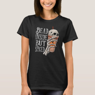 T-shirt Mort à l'intérieur mais café au sucre d'Halloween