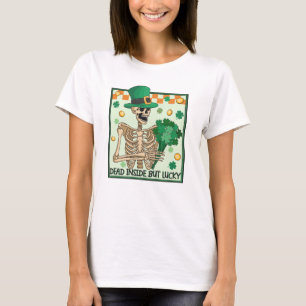 T-shirt Mort À L'Intérieur Mais Lucky St patrick