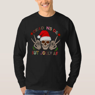 T-shirt Mort à l'intérieur mais squelette de maman jovial