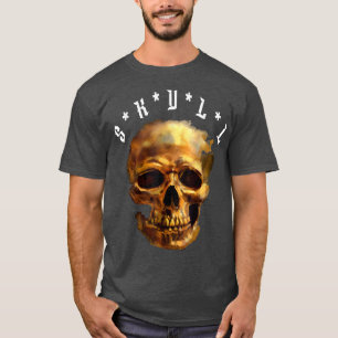 T-shirt mort des os de squelette